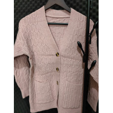 Cardigan Knit Pink